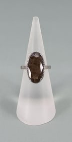 Bella Luce Sterling Golden Sheen Sapphire ring