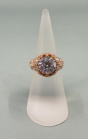 Vanna K Sterling Silver CZ Ring