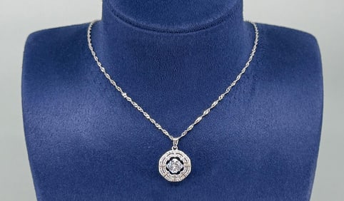 Bella Luce Sterling Silver CZ Necklace