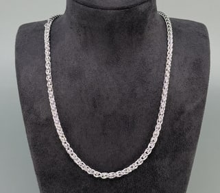 Sterling Silver Chain Necklace