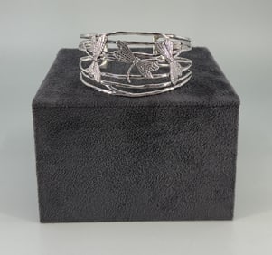 Bella Luce Sterling Silver Dragonfly Bracelet