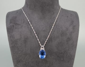 Bella Luce Sterling Silver Fluorite Necklace