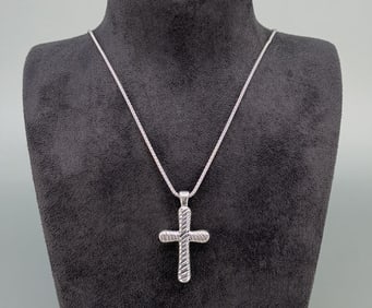 Sterling Silver Cross Necklace