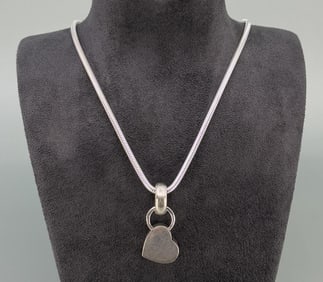 Sterling Silver Heart Necklace
