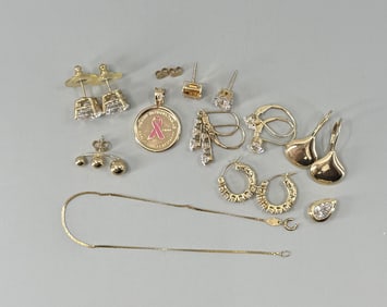 Group Of 14K Gold Jewelry