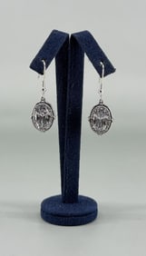 Fuzion Creations Sterling Silver CZ Earrings