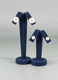 Sterling Silver Cultured Pearl Earrings