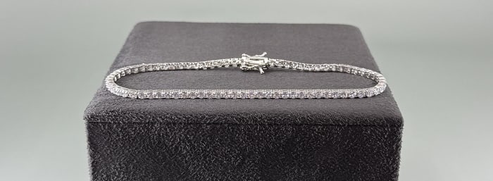 Sterling Silver CV Anklet