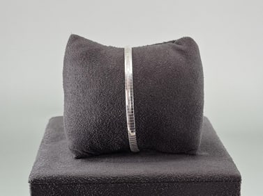 Sterling Silver Omega Chain Bracelet