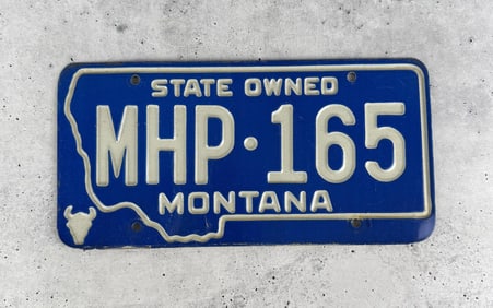 Montana Highway Patrol License Plate