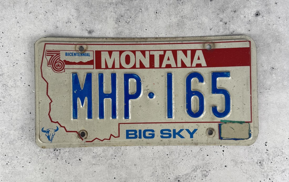 Montana Highway Patrol License Plate (1 of 3)