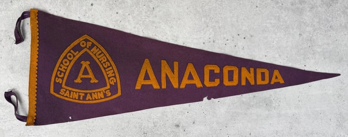 Anaconda Montana School Of Nursing Pennant
