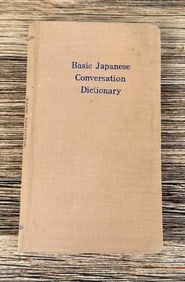 Basic Japanese Conversation Dictionary