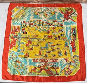 North Dakota Souvenir Bandanna Handkerchief