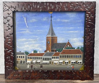 Ludvig Meyer Nakskov Denmark Oil Painting