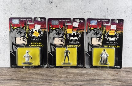 Ertl Batman Returns Die Cast Metal Figures