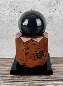 Polished Rainbow Obsidian Sphere