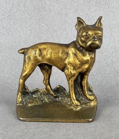 Cast Iron Boston Terrier Doorstop