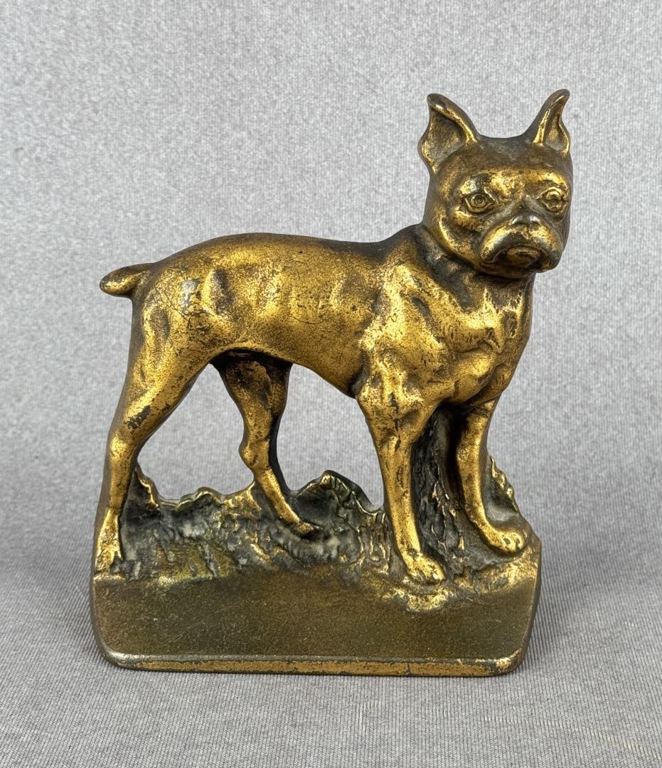 Cast Iron Boston Terrier Doorstop (1 of 6)