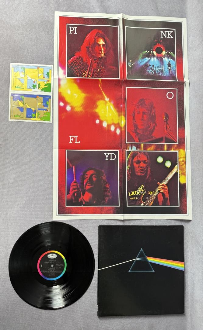 Pink Floyd Dark Side Of The Moon Record Album (1 of 10)