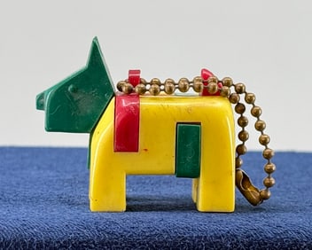 Scotty Dog Keychain Puzzle Charm