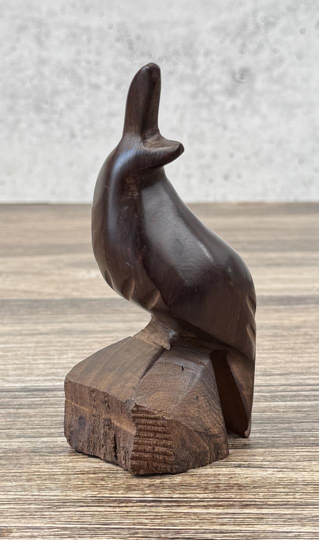 Mexican Ironwood Quail Carving: 5 1/8" tall