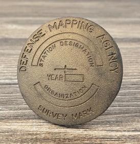 Defense Mapping Agency Survey Marker
