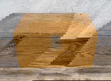 Oak Document Box