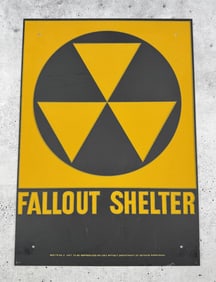 US Department of Defense Fallout Shelter Sign