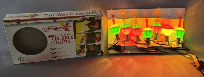 Vintage Celebrations Christmas Bubble Lights