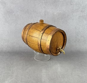 Miniature Oak Whiskey Barrel Cask