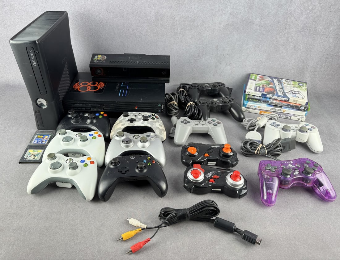Group Of Video Game Consoles & Controllers (1 of 20)