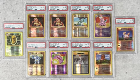 Group Of PSA Graded Pokemon Cards