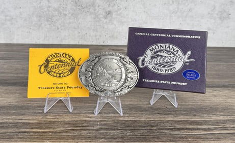 Montana Centennial Limited Edition Belt Buckle
