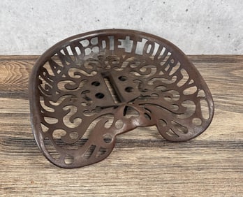 Cast Iron Grand Detour Tractor Seat