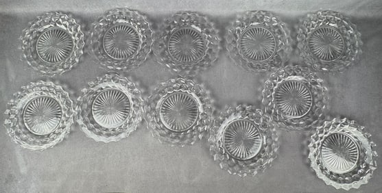 Group Of Fostoria American Dinner Plates