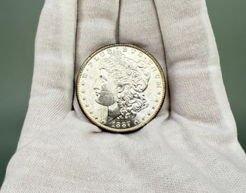1887 P Morgan Silver Dollar