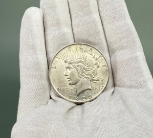 1922 D Silver Peace Dollar