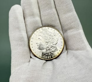 1887 P Morgan Silver Dollar