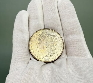 1887 P Morgan Silver Dollar