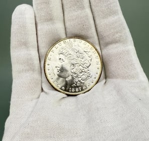 1887 P Morgan Silver Dollar