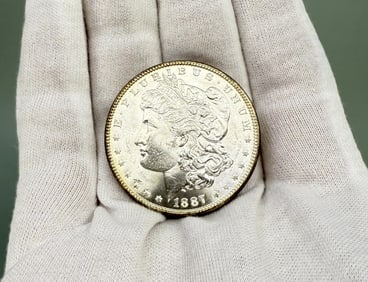 1887 P Morgan Silver Dollar