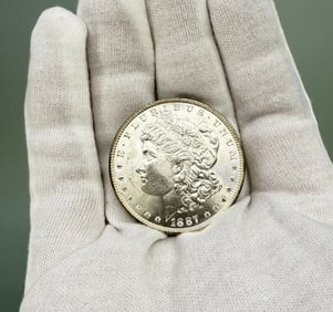 1887 P Morgan Silver Dollar