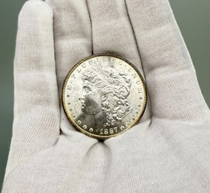 1887 P Morgan Silver Dollar