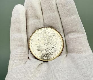 1887 P Morgan Silver Dollar