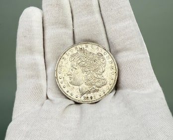 1881 O Morgan Silver Dollar