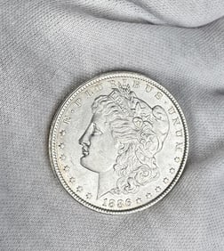 1886 P Morgan Silver Dollar