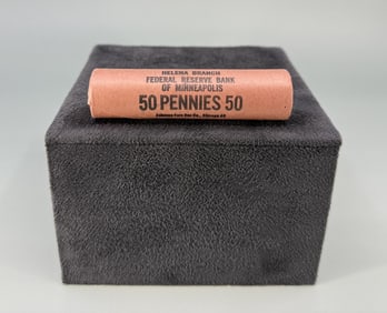 Helena Montana Roll of 50 Lincoln Pennies