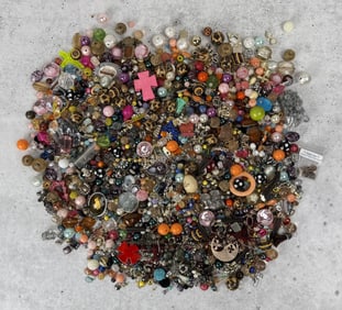 Lot of Costume Jewelry & Beads