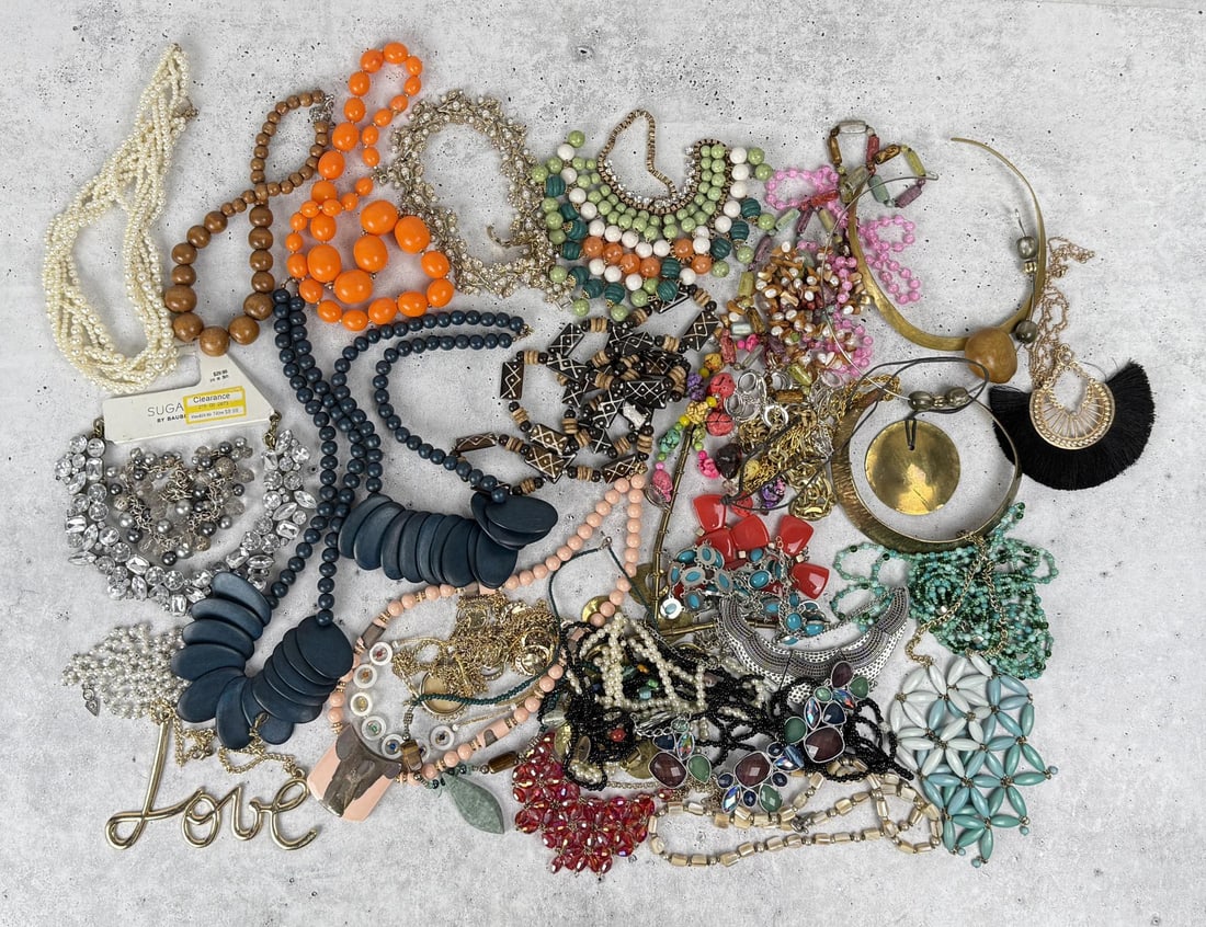 Lot of Costume Jewelry: 4 lbs 10 ounces.